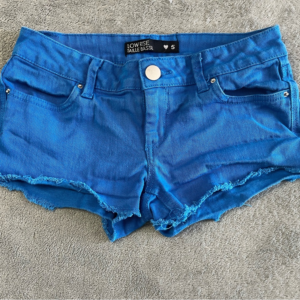 Women’s Royal Blue Denim Shorts